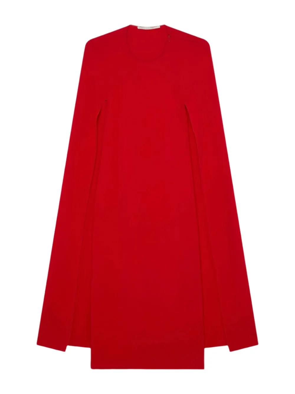 Stella McCartney Cape Dress in Lipstick Red