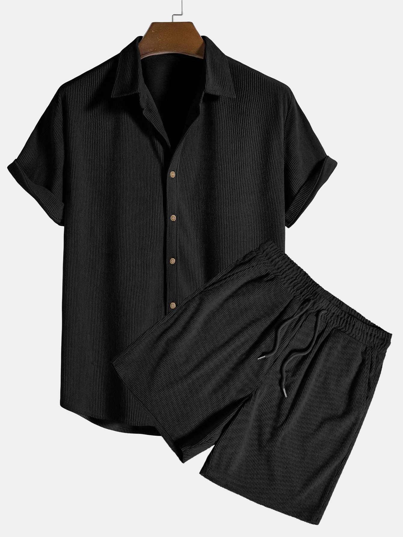 Stylish Luxury Corduroy Summer Outfit for Men
