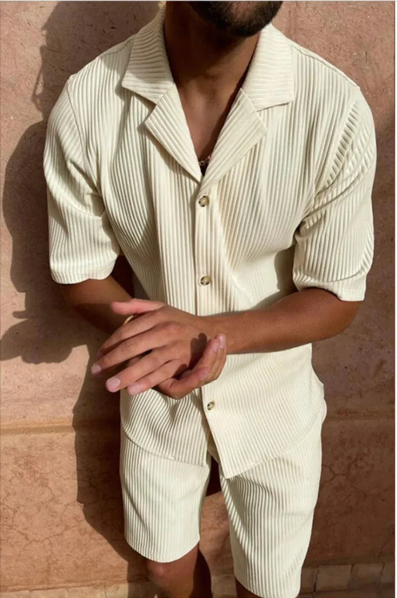 Stylish Luxury Corduroy Summer Outfit for Men