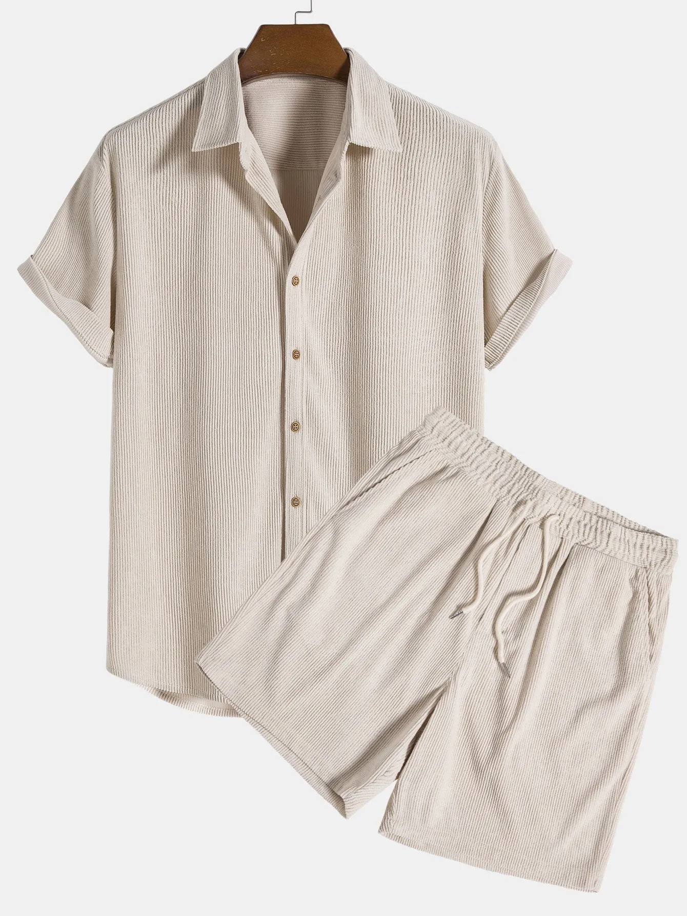 Stylish Luxury Corduroy Summer Outfit for Men