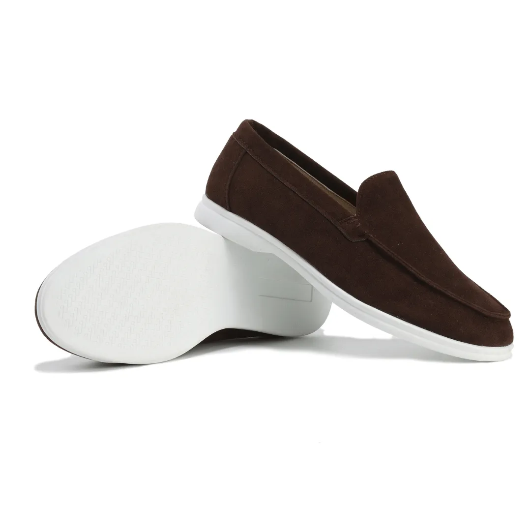 Suede Casual Slip On Loafers for Men