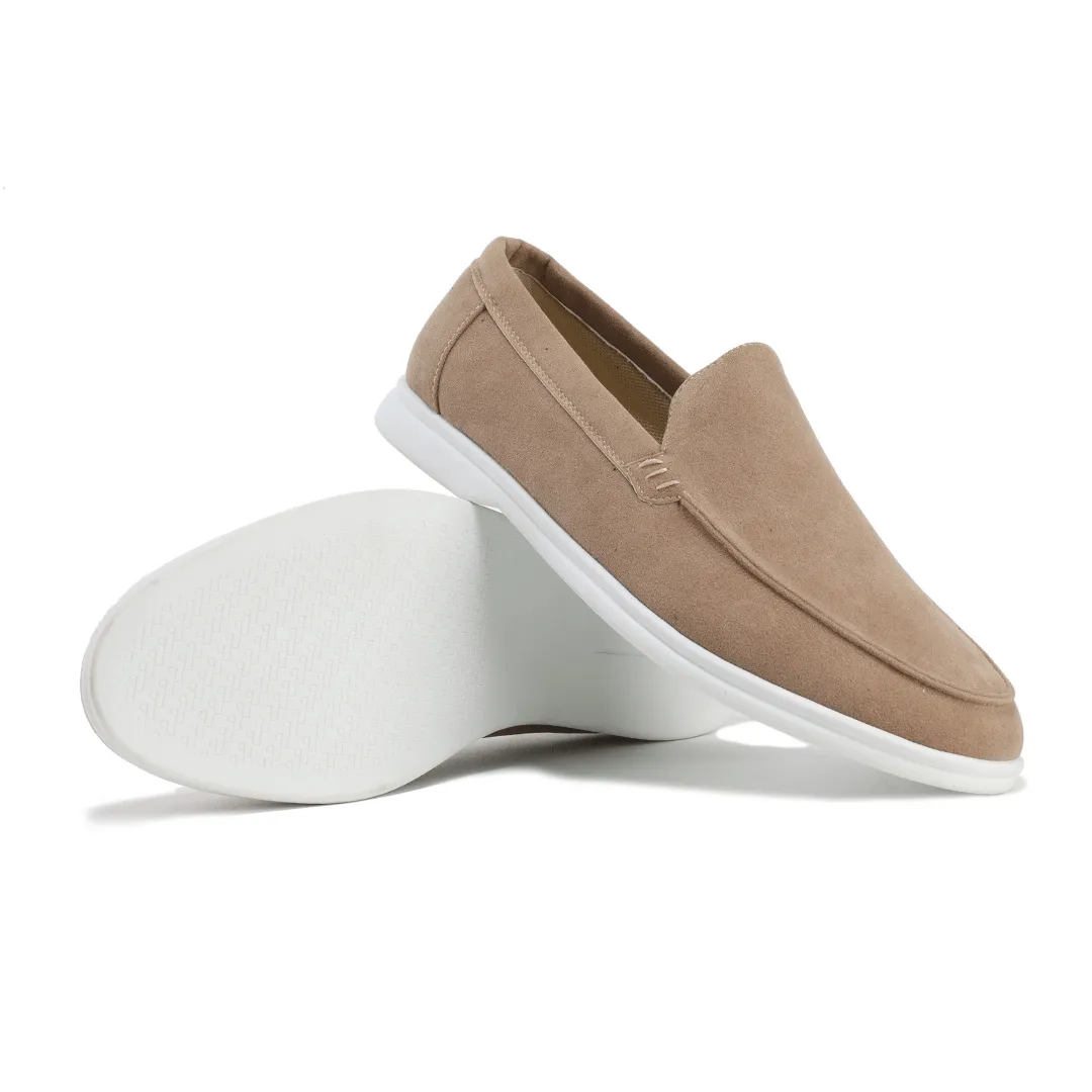 Suede Casual Slip On Loafers for Men
