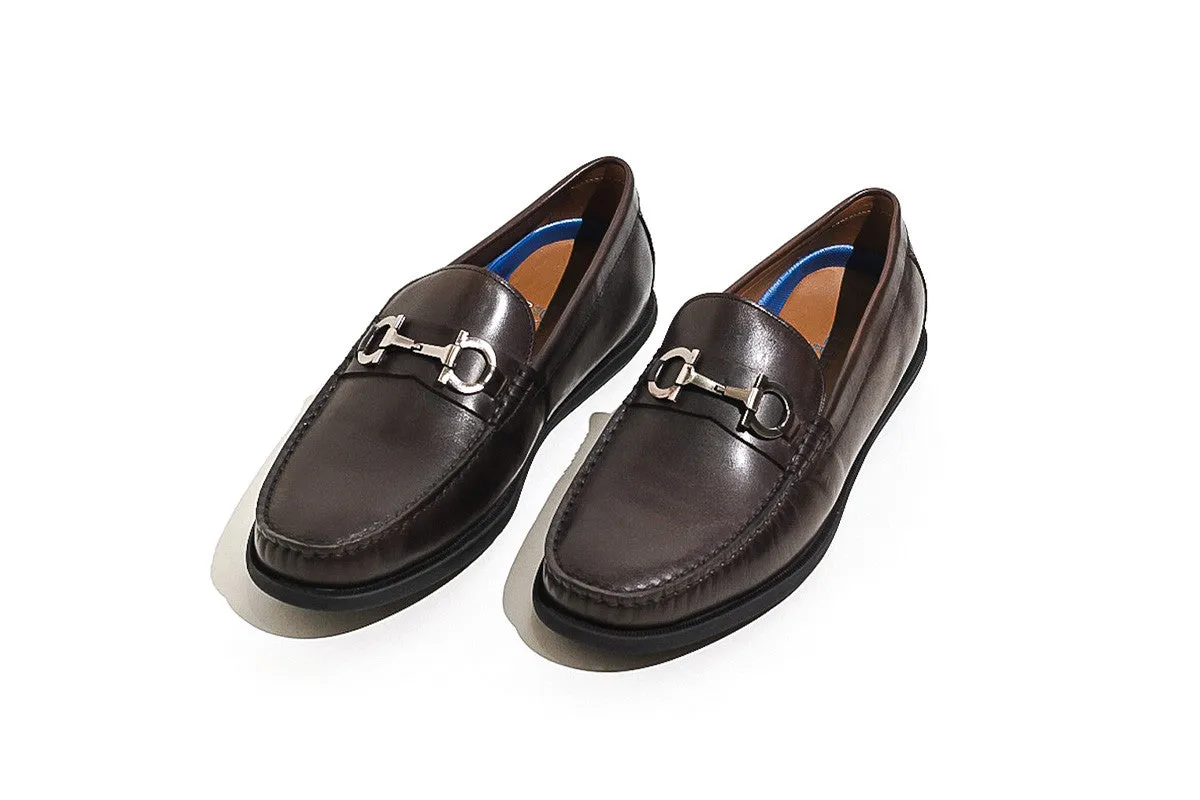 Temple Horsebit Casual Loafer - Coffee