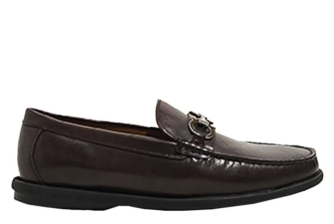 Temple Horsebit Casual Loafer - Coffee