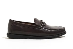 Temple Horsebit Casual Loafer - Coffee