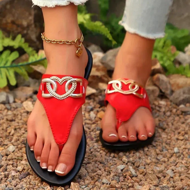 Toe Post Flats Sandals