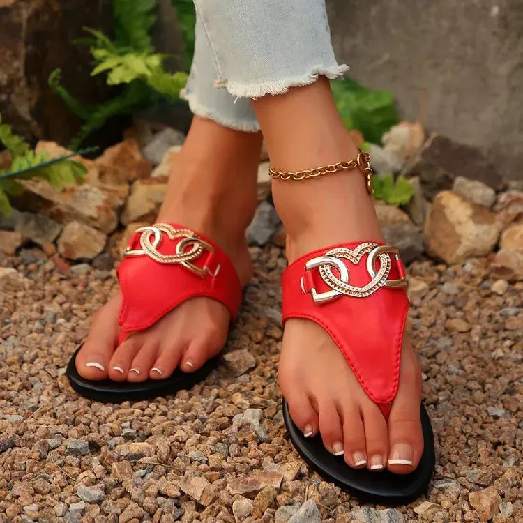 Toe Post Flats Sandals