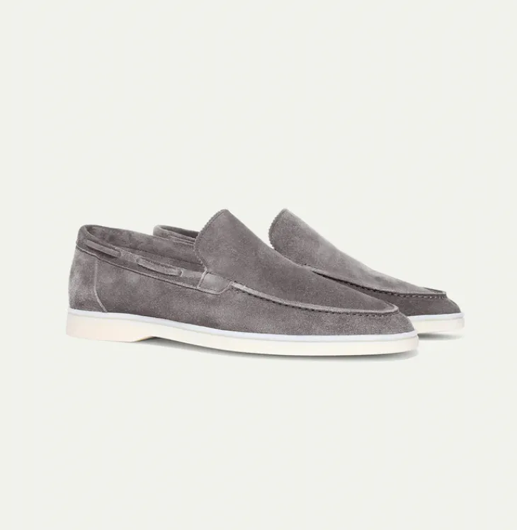 Valdoro | Mens Suede Loafers  Slip-On Yacht Shoes for Summer, Smart Casual Outfits & Beach Weddings