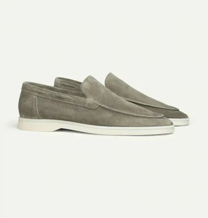 Valdoro | Mens Suede Loafers  Slip-On Yacht Shoes for Summer, Smart Casual Outfits & Beach Weddings