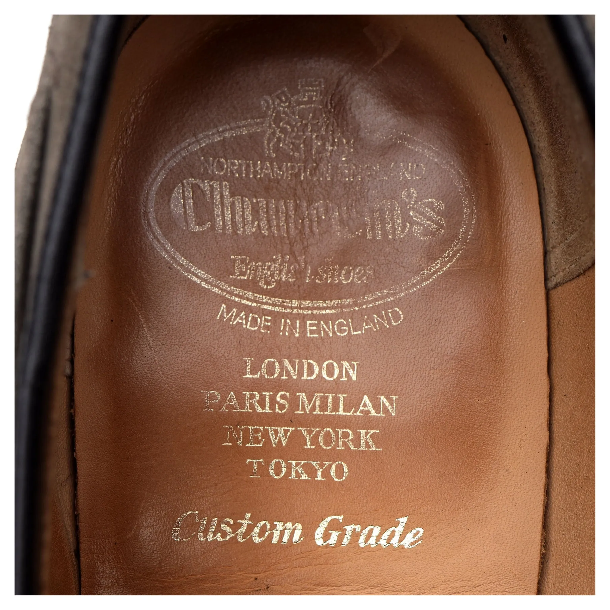 'Widnes' Stone Suede Loafers UK 9.5 G
