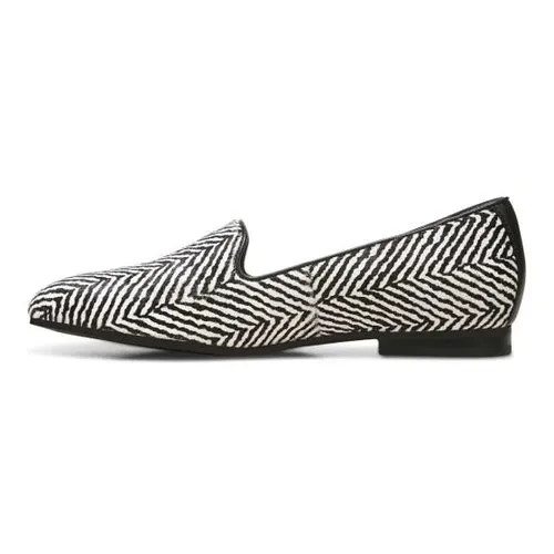 WOMEN'S VIONIC WILLA FLAT | BLACK / WHITE