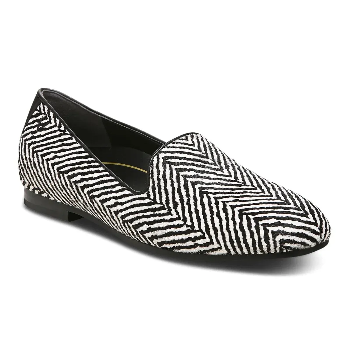 WOMEN'S VIONIC WILLA FLAT | BLACK / WHITE